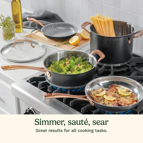 Vista 3 de Cuisinart Juego de utensilios de cocina Elegance negro mate de 11 piezas, MBK89-11