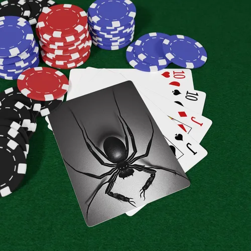 Vista 3 de Brian Bula Spider Playing Cards Spider Solitaire Halloween Scary Horror Poker Cards Spider Solitaire Halloween Scary Horror Poker Cards