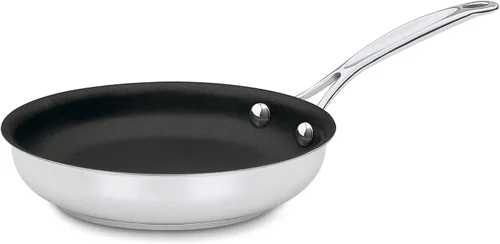 Vista 4 de Cuisinart Chef's Classic - Sartén antiadherente de acero inoxidable de 8 pulgadas diseñada con PURELYCERAMIC™, 722C-20NS