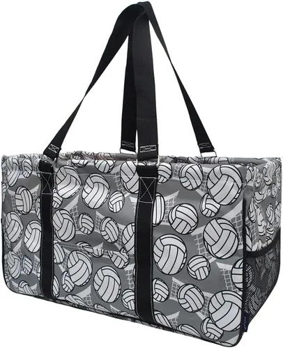 Vista 13 de NGIL Bolsa de comestibles reutilizable extra grande plegable de gran tamaño para comestibles, almacenamiento, picnic, playa, Estampado de vaca