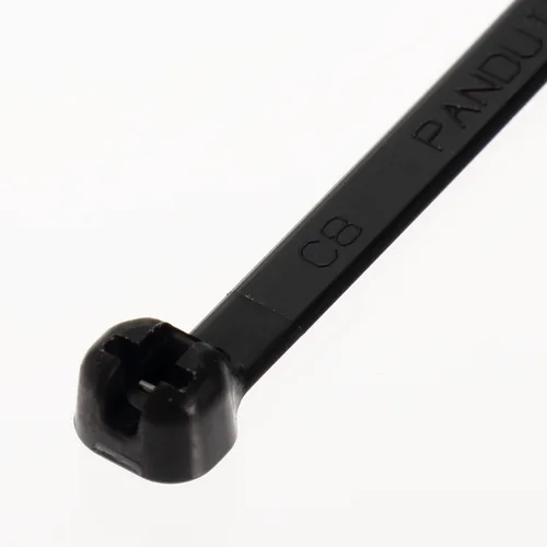 Vista 2 de Panduit BT2I-C0 - Sujetacables con púas superiores cúpula, nailon resistente a la intemperie 6.6, sección transversal intermedia, punta curva