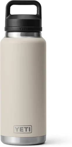 Vista 25 de YETI Rambler - Botella de 36 onzas, aislada al vacío, a prueba de fugas, de acero inoxidable con tapón para sorbos Aislamiento al vacío Azul marino