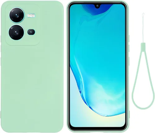 Vista 8 de Funda protectora de silicona líquida para Vivo V25/Vivo V25e/Vivo X80 Lite, funda protectora de silicona líquida para Vivo V25/Vivo V25e/Vivo X80