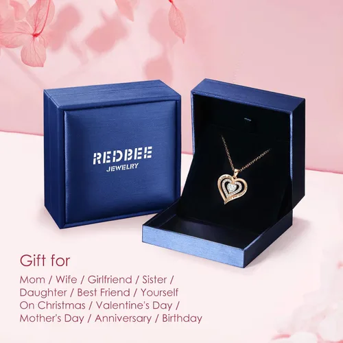 Vista 5 de Birthstone Jewelry Necklace for Women on Birthday Anniversary Presents for Wife Women Necklaces for Valentine's Day, Christmas, Mother's Day