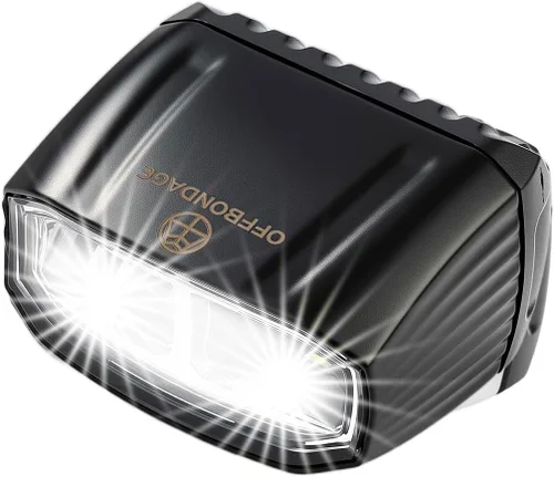 Vista 8 de Barra de luz para faros delanteros de ebike 830/1080 lúmenes, luces LED delanteras para bicicleta de noche, recargable, IP65, impermeable, 2 Blanco