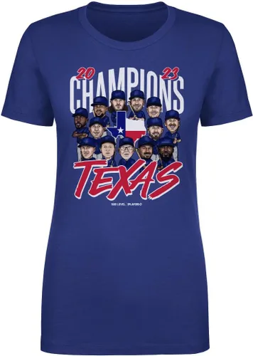 Vista 2 de 500 LEVEL Camiseta para mujer Texas Baseball Champions 2023