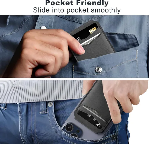 Vista 4 de typecase Cartera magnética compatible con Magsafe: cartera magnética para teléfono y tarjetero para Apple iPhone 16, 15, 14, 13, 12 Pro Max, soporte