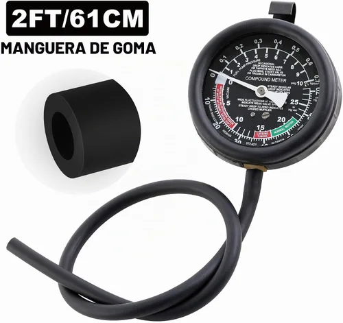 Vista 4 de Hromee Bomba de combustible y probador de vacío, kit de herramientas de diagnóstico de fugas de presión del carburador