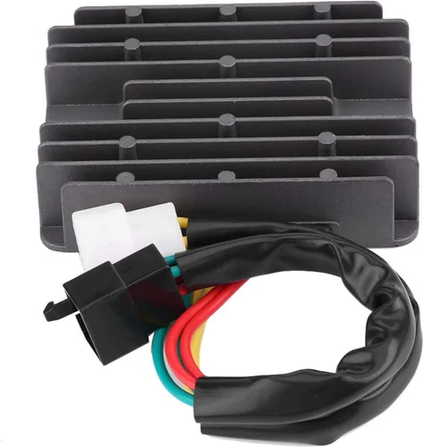 Vista 8 de Aramox Regulador de voltaje de motocicleta, reemplazo rectificador de regulador de voltaje de motocicleta, apto para 600 620 695 696 750 796 ABS 800