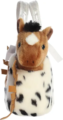 Vista 3 de Aurora Fashion Fancy Pals Western Fringe - Peluche con elegante bolso para divertirse con disfraz, perfecto para niños de 3 años, disfraces