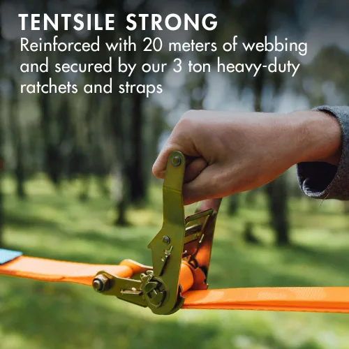 Vista 13 de Tentsile Connect V3 - Hamaca de tienda de campaña para 2 personas, The Original Tree Tent Company, capacidad de 880 libras, casa de árbol portátil