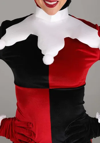 Vista 6 de Disfraz de Harley Quinn de lujo para mujer