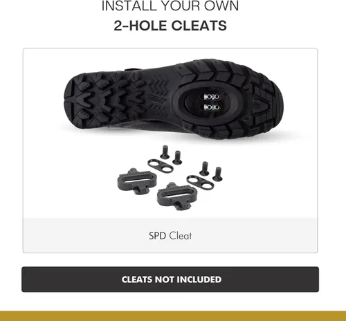 Vista 3 de Tommaso Zapatos de ciclismo para hombre, para interiores, para ciclismo y desplazamiento, para uso urbano, compatible con tacos SPD, cordones