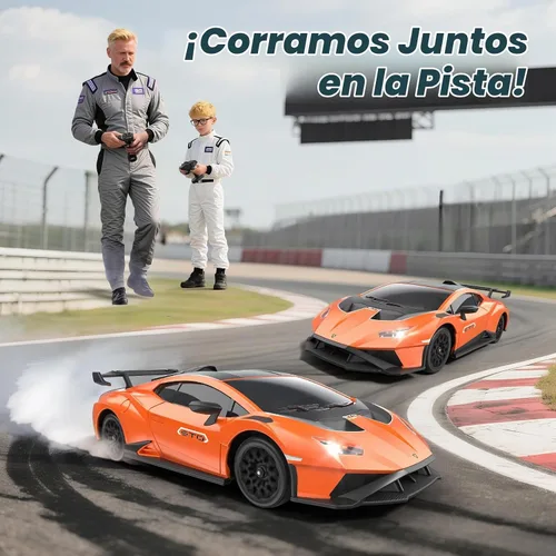 Vista 7 de Lamborghini - Coche de juguete Lambo a escala 1:18 para niños
