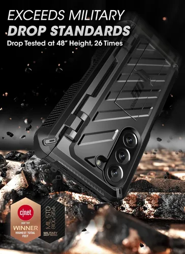 Vista 4 de SUPCASE Unicorn Beetle Pro - Funda para Galaxy Z Fold 5 5G (2023), con protector de pantalla integrado y soporte de cuerpo completo de doble capa