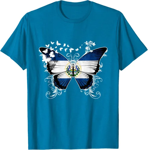 Vista 10 de Camiseta con diseño de bandera de El Salvador