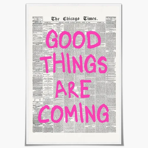Vista 24 de Carteles de Periódico Retro para Estética de Habitación Todo es Justo en el Amor y la Poesía Arte de Pared Moderno y Preppy para Niñas Decoración