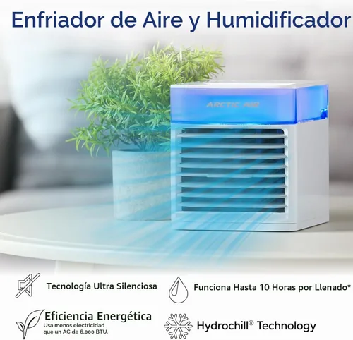 Vista 3 de Ontel Arctic Enfriador de aire personal, blanco