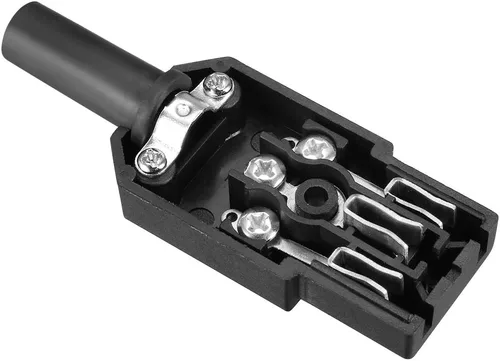 Vista 4 de Uxcell AC250V 10 A 3Terminals Panel Mount IEC320 C14 Enchufe C13 Plug conector adaptador, 3 piezas