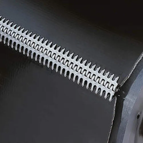 Vista 3 de Flexco 10115 15-24 Cordones de acero de cocodrilo con pasador de bisagra corrugado de acero (24")