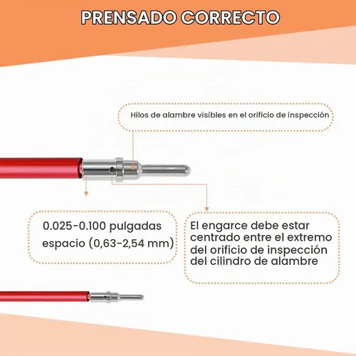 Vista 5 de Kit de 200 piezas de conectores de pin sólido para conectores Deutsch - Kit de contactos de barril cerrado tamaño 12 16 20 terminales macho y hembra