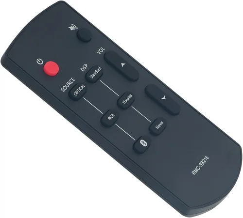 Vista 5 de RMC-SB216 RMCSB216 Reemplazo de control remoto apto para Insignia SB216 Mini 2.0 Barra de sonido NSSB216 NS-SB216 NS-SB216-VG SB216 Barra de sonido