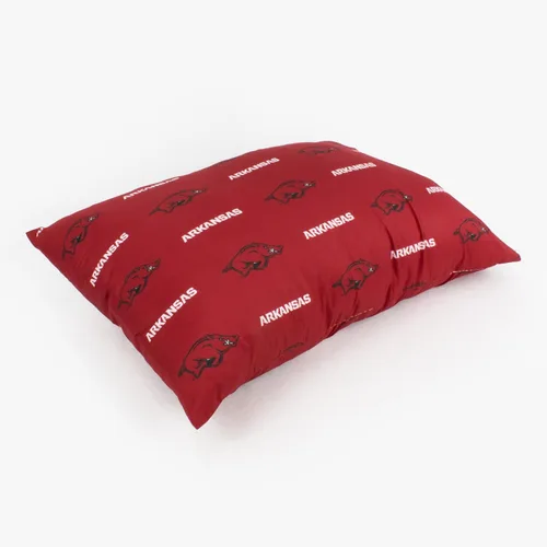 Vista 3 de College Covers Everything Comfy Arkansas Razorbacks - Par de fundas de almohada, estándar, 20 x 30 pulgadas, incluye 2 fundas de almohada