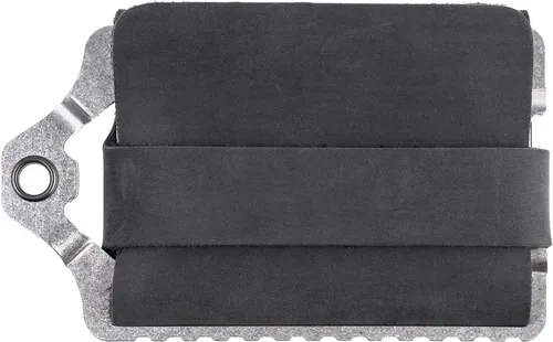 Vista 2 de Trayvax Cartera Element (crudo Stealth Black Leather), Raw Stealth Cuero Negro
