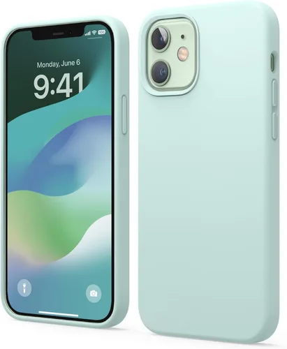 Vista 36 de elago - Carcasa de silicona líquida para iPhone 12 Mini, color negro Full Body Protective Cover, Shockproof, Slim Fit, Anti-Scratch Soft