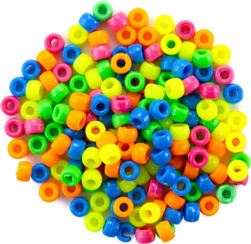 Vista 2 de Cousin Fun Packs - Cuentas de poni de neón (700 piezas)