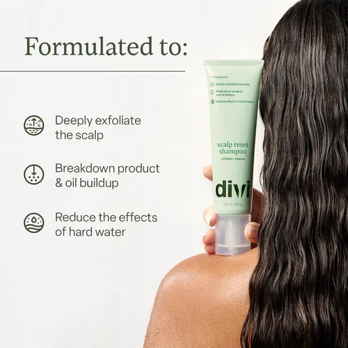 Vista 3 de Divi Clarifying Scalp Reset Shampoo and Whipped Repair Treatment Mask Set, limpieza profunda, control de aceite, reparación de bonos