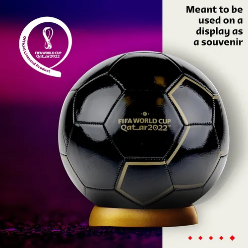 Vista 7 de Capelli Sport FIFA World Cup Qatar 2022 Tournament Soccer Ball Souvenir Display, Officially Licensed Futbol for Youth and Adult Soccer Players