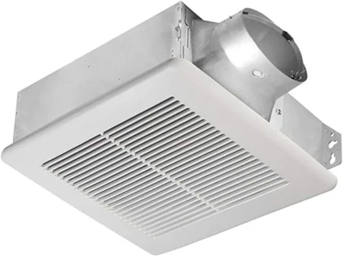 Vista 3 de DELTA ELECTRONICS (AMERICAS) LTD. BreezSlim SLM50 - Ventilador de baño de escape de 50 CFM, color blanco