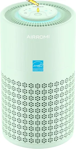 Vista 14 de AIRROMI Purificador de aire para dormitorio con A2001 beige cremoso