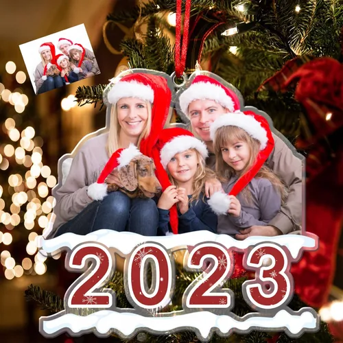 Vista 10 de Amlion Adornos personalizados de cerámica para calcetines de Navidad, familia de 2 a 8, nombres personalizados, estilo tradicional, ocasión