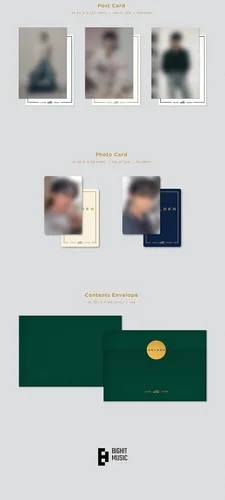 Vista 6 de (WEVERSE ALBUMS Ver.) JUNGKOOK [ORO] Álbum K-POP SELLADO