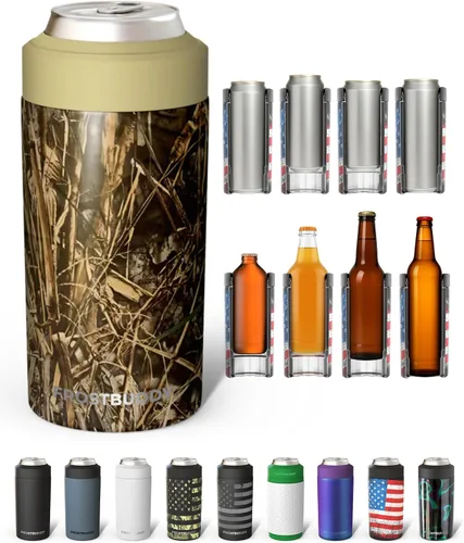 Vista 33 de Frost Buddy - Enfriador universal de latas, aislante de latas de acero Se adapta a latas delgadas de 12 onzas, 16 onzas, niños altos