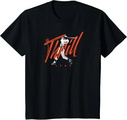 Vista 5 de Will Clark - The Thrill - Camiseta de béisbol de San Francisco, Negro, S