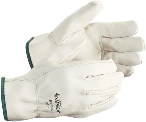 Vista 3 de J. J. Keller & Associates, Inc. SAFEGEAR, guantes aislados de piel vacuna, guantes de trabajo de cuero de invierno, resistentes a la abrasión