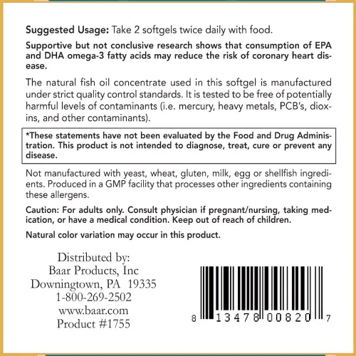 Vista 3 de Omega 3 1000mg 200 cápsulas blandas