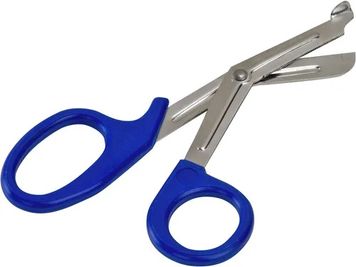 Vista 9 de Briggs Tijeras de trauma, tijeras de vendaje, tijeras de enfermería, tijeras de corte de precisión utilitaria/paramédico, 5.5 pulgadas, color negro