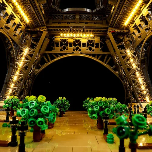 Vista 7 de BRIKSMAX Kit de iluminación LED para LEGO-10307 Torre Eiffel – Compatible con el modelo de bloques de construcción de Arquitectura Lego – No incluye