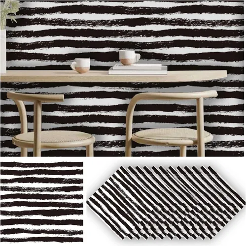 Vista 7 de Alwayspon 12 calcomanías mate para azulejos de pared, despegar y pegar, calcomanías de vinilo autoadhesivas para azulejos de cocina y baño, 6 x 6