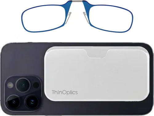 Vista 20 de Always With You by ThinOptics Classic Readers + Attachable Glasses Case Funda negra/marcos negros
