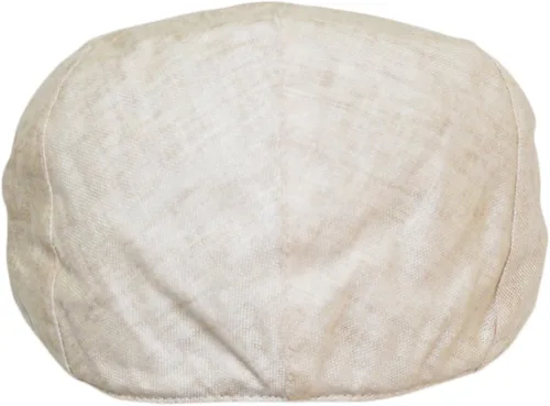 Vista 4 de Sombrero plano de golf Gatsby Newsboy de lino para hombre