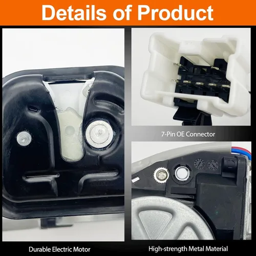 Vista 3 de Actuador eléctrico de bloqueo de puerta elevadora compatible con QX56 Quest 2004-2010, FX35 FX45 2003-2008, 2005-2010 Armada Ensamblaje de pestillo