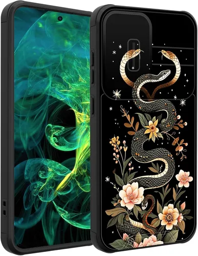 Vista 221 de Funda para Galaxy A16 5G con cubierta para cámara deslizante, resistente de doble capa, híbrida, a prueba de golpes, funda protectora resistente