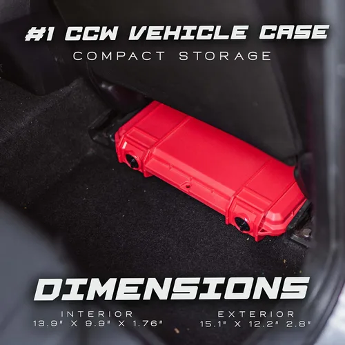 Vista 4 de Evergreen Funda protectora compacta discreta con bloqueo de 2 pistolas y 4 cargadores - CCW/seguro de viaje/especificaciones