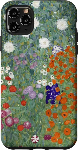 Vista 13 de Flower Garden Painting Klimt Art History Funda para iPhone 17