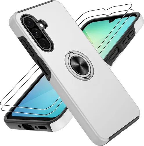 Vista 58 de Gritup Funda para Pixel 6A con protector de pantalla HD, soporte de anillo magnético 360 para Google Pixel 6A, color negro